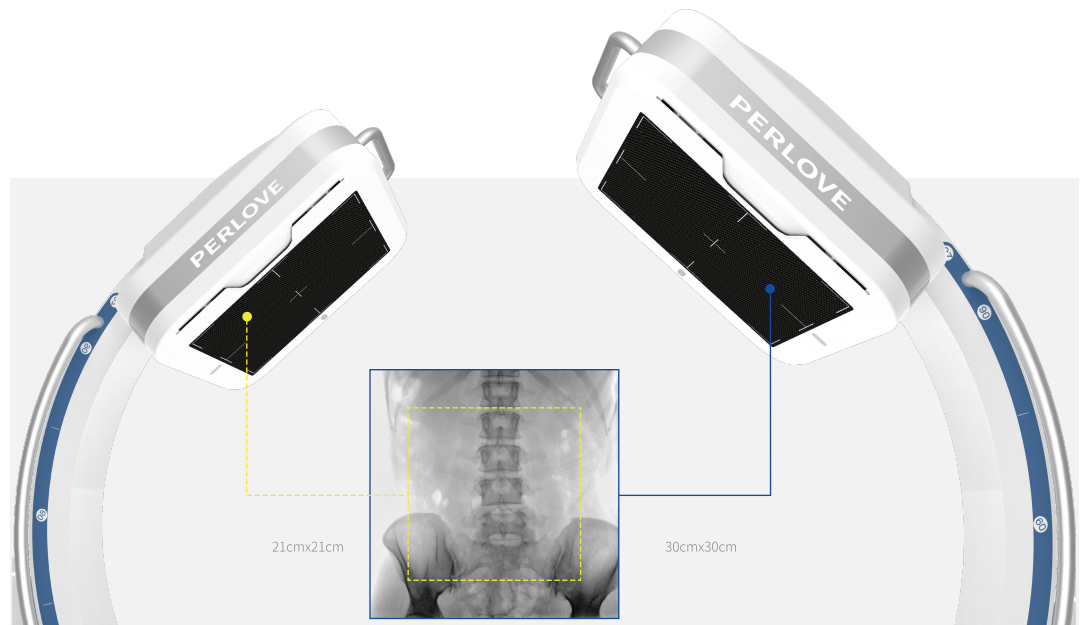 一體式移動平板C形臂平板尺寸升級 一體式移動平板C形臂平板尺寸升級
